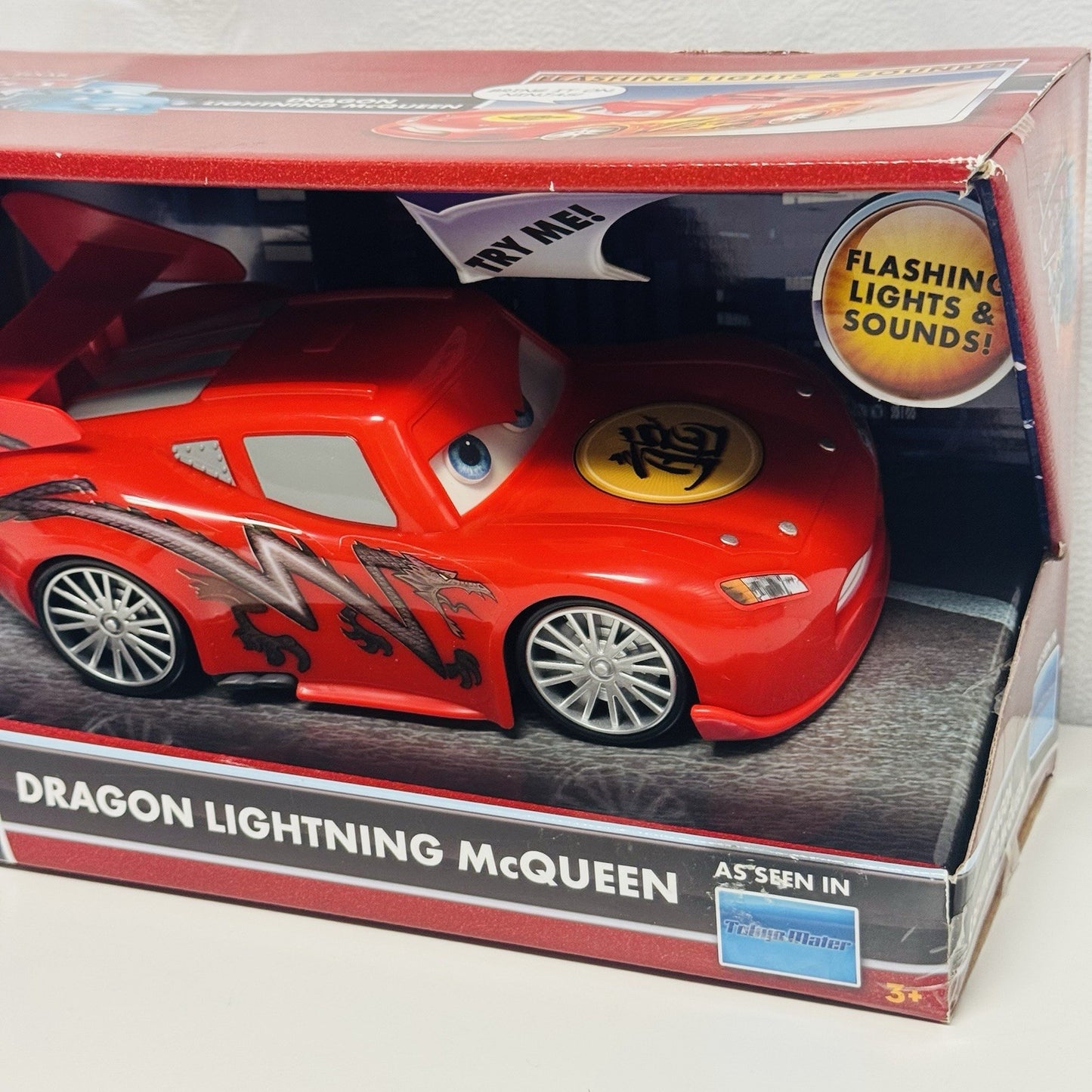 Disney Pixar Cars - 10” 1:24 Scale DRAGON LIGHTNING MCQUEEN Tokyo Mater LIGHTS