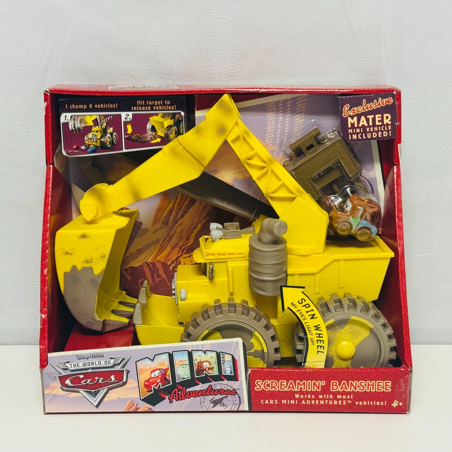 Disney Pixar Cars - Mini Adventures SCREAMIN’ BANSHEE - New In Box 2008