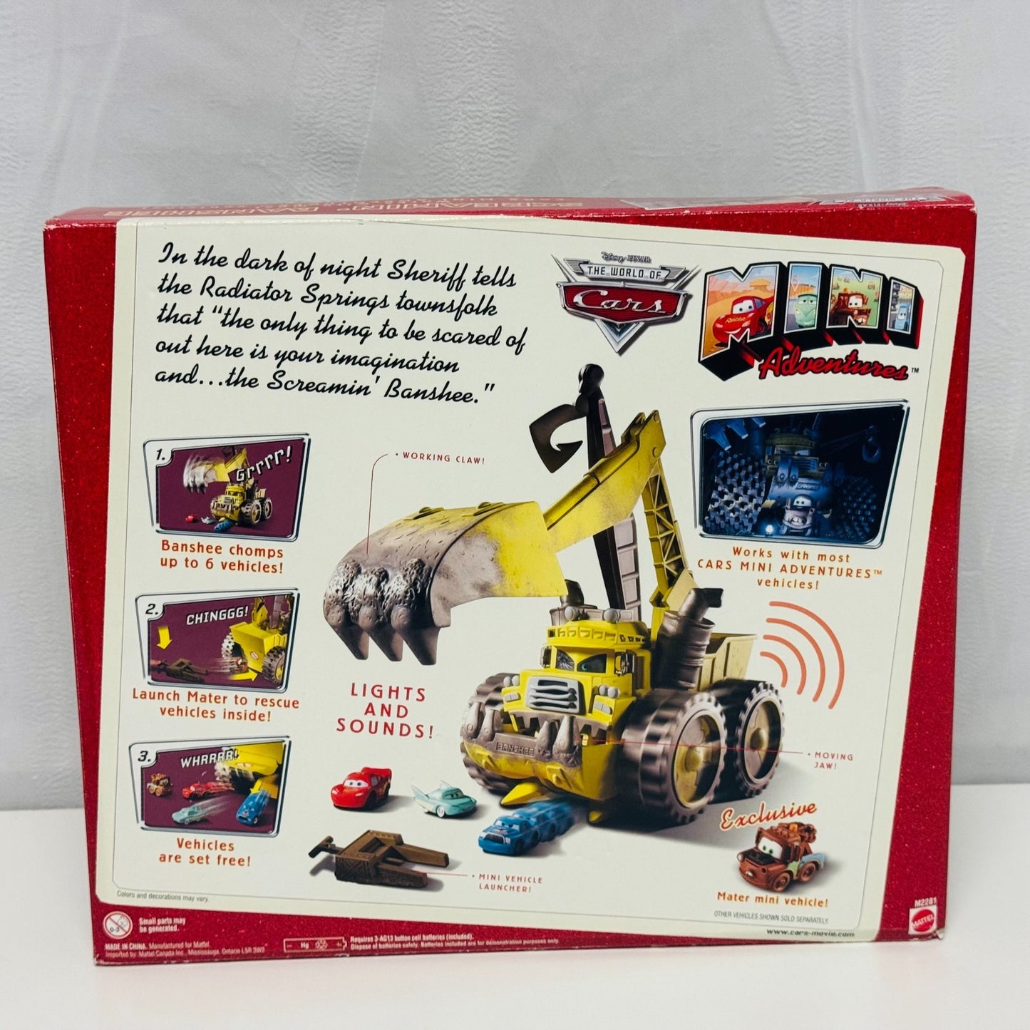 Disney Pixar Cars - Mini Adventures SCREAMIN’ BANSHEE - New In Box 2008