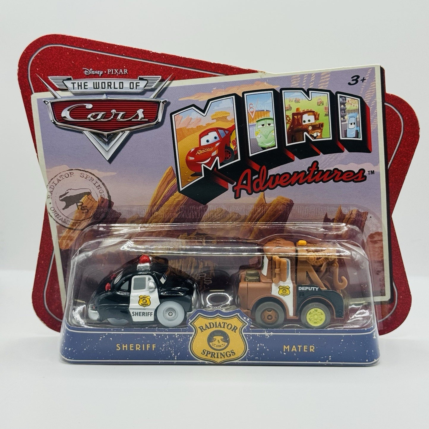 Disney Pixar Cars - Mini Adventures SHERIFF DEPUTY MATER Radiator Springs Police