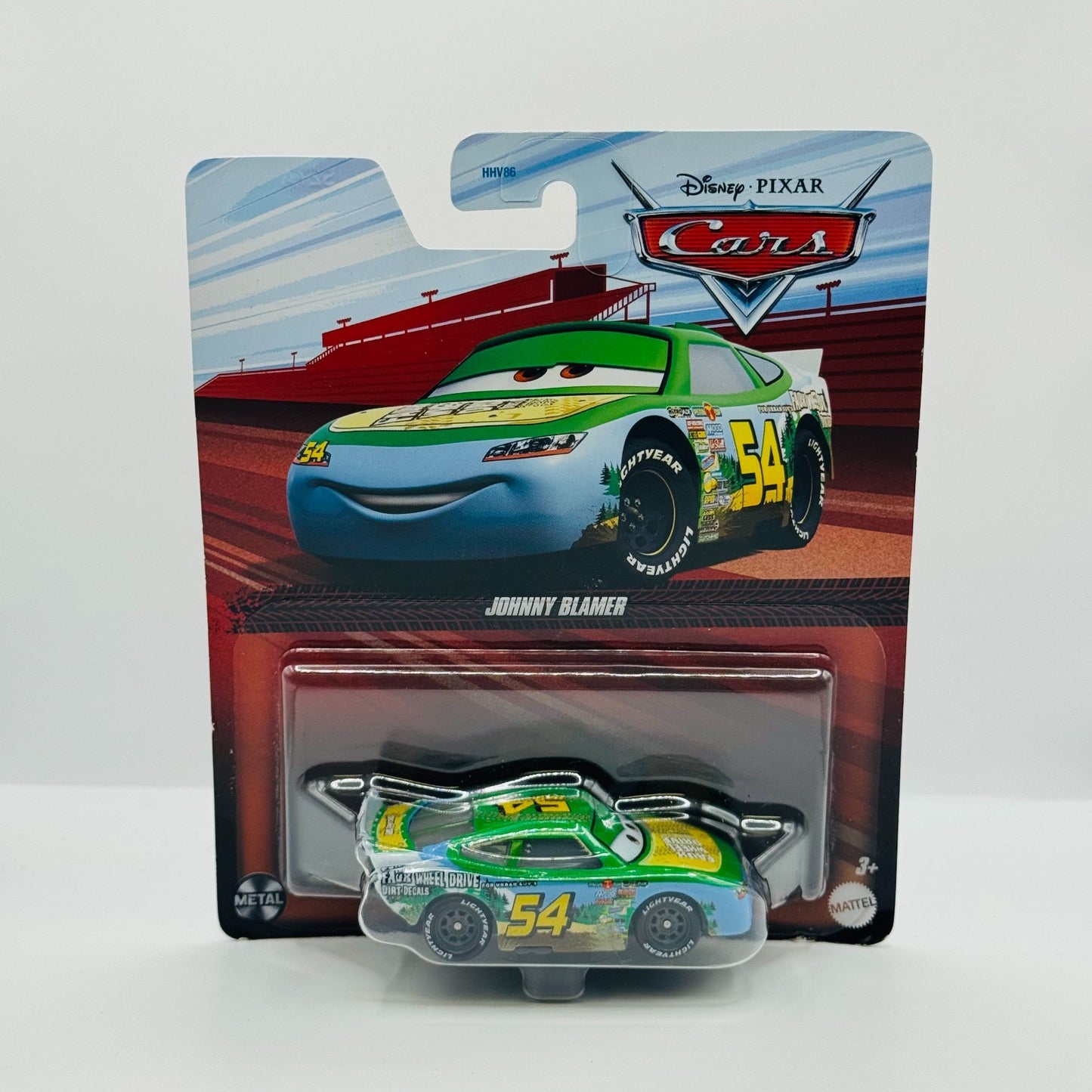 Disney Pixar Cars - FAUX WHEEL DRIVE JOHNNY BLAMER 2023 - 1:55 Diecast