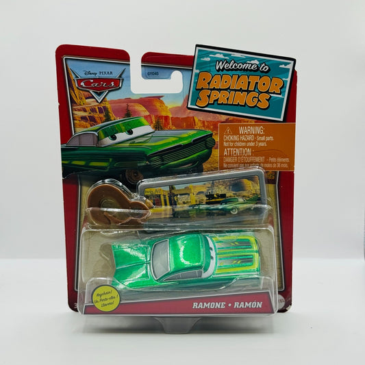 Disney Pixar Cars - WELCOME TO RADIATOR SPRIGS GREEN RAMONE 2021 - 1:55 Diecast