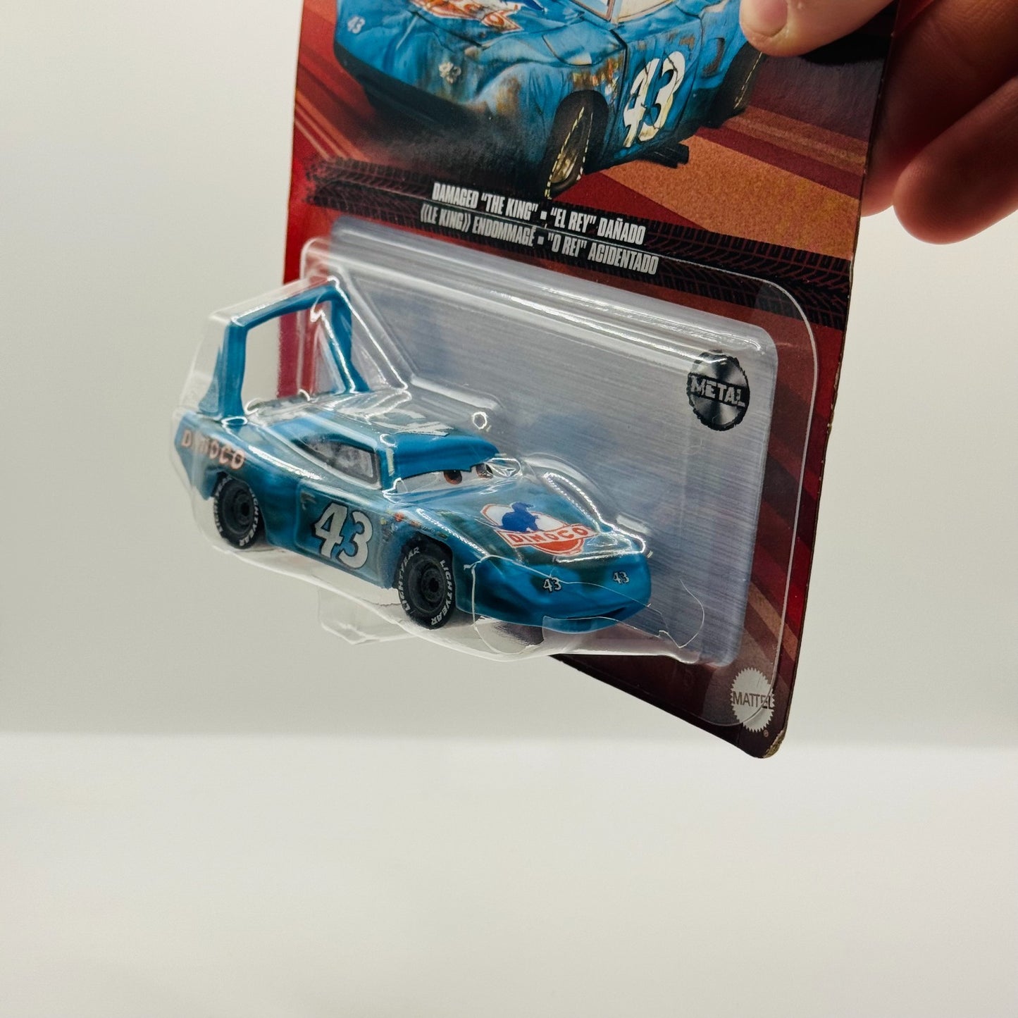 Disney Pixar Cars - RACE DAMAGED THE KING 2022 - 1:55 Diecast
