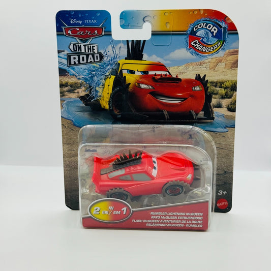 Disney Pixar Cars - COLOR CHANGERS ROAD RUMBLER MCQUEEN On The Road - 1:55 Scale