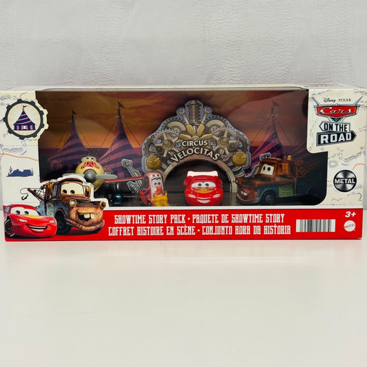 Disney Pixar Cars - SHOWTIME STORY PACK On The Road 4-PK 2022 - 1:55 Diecast