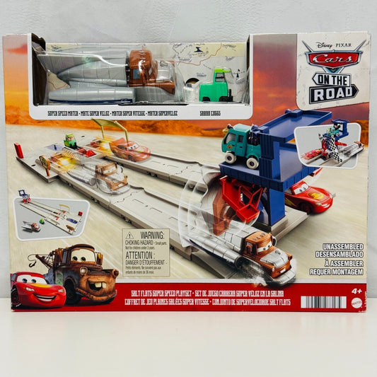 Disney Pixar Cars - SALT FLATS SUPER SPEED MATER PLAYSET - 1:55 Scale