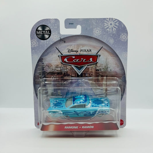 Disney Pixar Cars - BLUE WINTER RAMONE Mater Saves Christmas - 1:55 Diecast