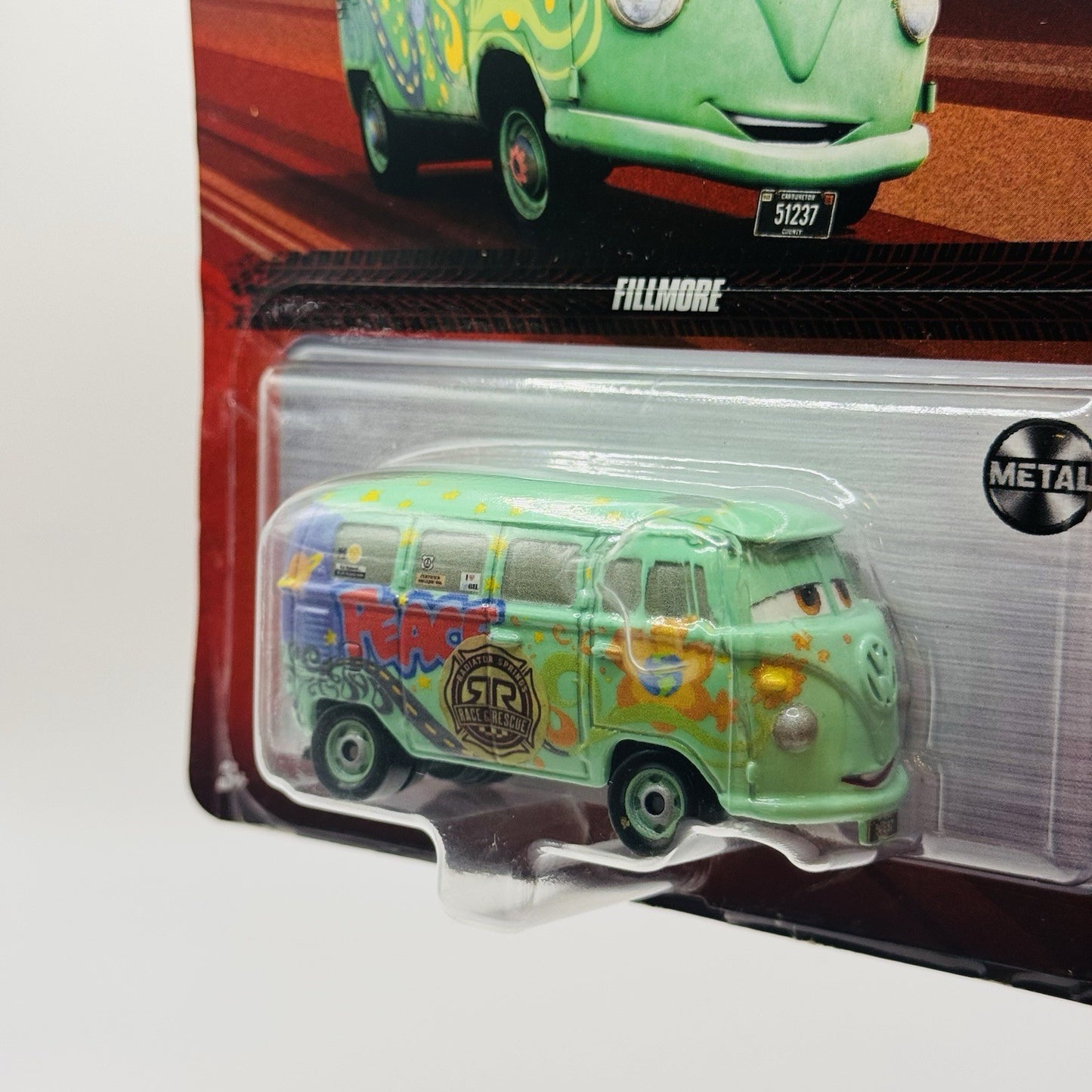 Disney Pixar Cars - RACE & RESCUE FILLMORE *Custom* 2025 - 1:55 Diecast