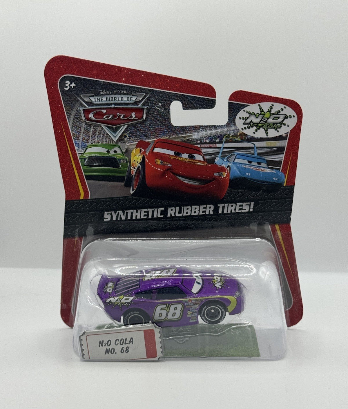 Disney Pixar Cars - MANNY FLYWHEEL N2O COLA #68 RUBBER TIRES - 1:55 Diecast