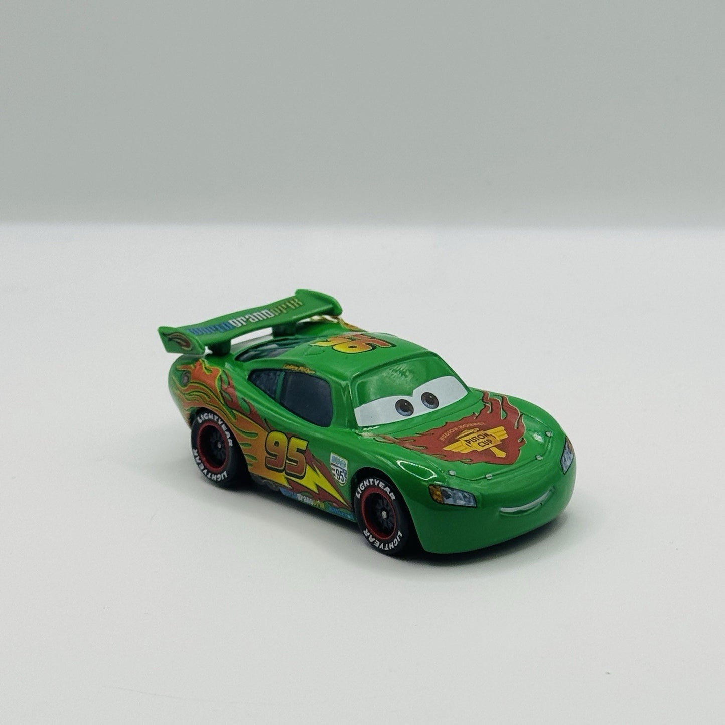 Disney Pixar Cars - GREEN WGP LIGHTNING McQUEEN Factory Custom - 1:55 Diecast