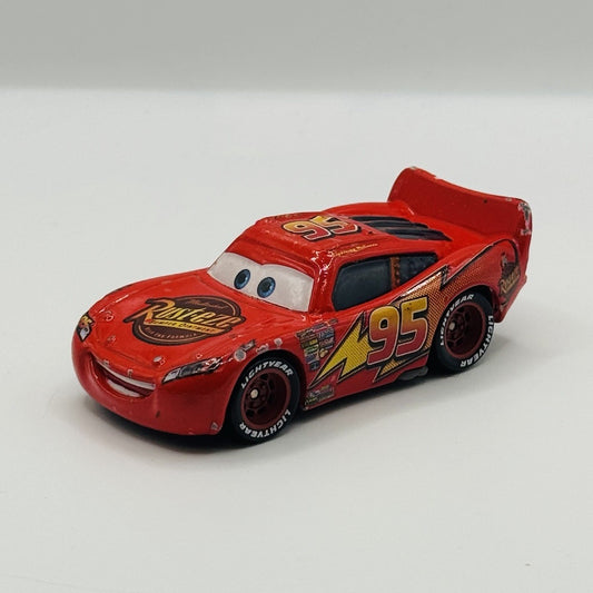Disney Pixar Cars - CARS 1 RUST-EZE LIGHTNING McQUEEN - 1:55 Diecast
