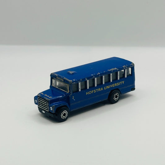 Matchbox -   HOFSTRA UNIVERSITY BLUE BEETLE II COURTESY BUS - 1:64 Scale Diecast
