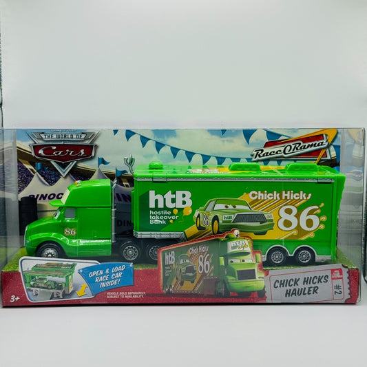 Disney Pixar Cars - CHICK HICKS HAULER Race O Rama 2009 - 1:55 Diecast