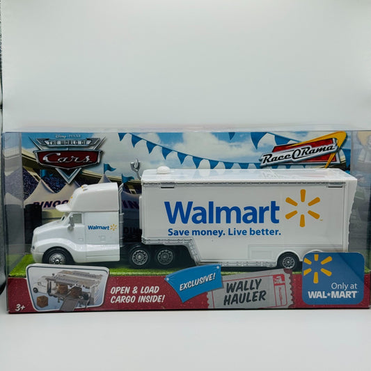 Disney Pixar Cars - WALMART WALLY HAULER Race O Rama 2009 - 1:55 Diecast