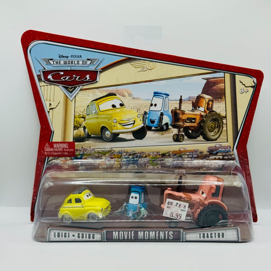 Disney Pixar Cars - LUIGI, GUIDO & TRACTOR World of Cars 2008 - 1:55 Diecast