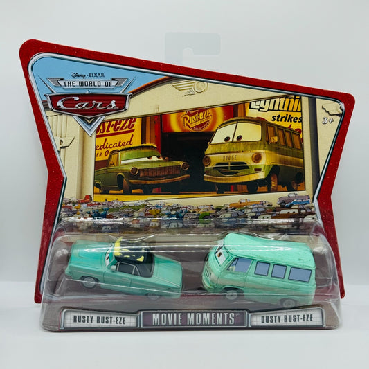 Disney Pixar Cars - RUSTY & DUSTY RUST-EZE World of Cars 2008 - 1:55 Diecast