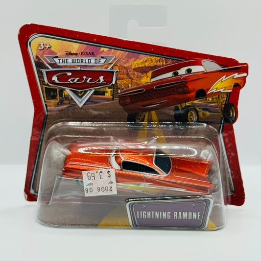 Disney Pixar Cars - LIGHTNING RAMONE SHORT CARD World Of Cars 2008- 1:55 Diecast