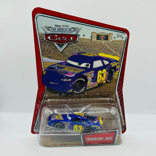 Disney Pixar Cars - TRANSBERRY JUICE LEE REVKINS Piston Cup 2008 - 1:55 Diecast