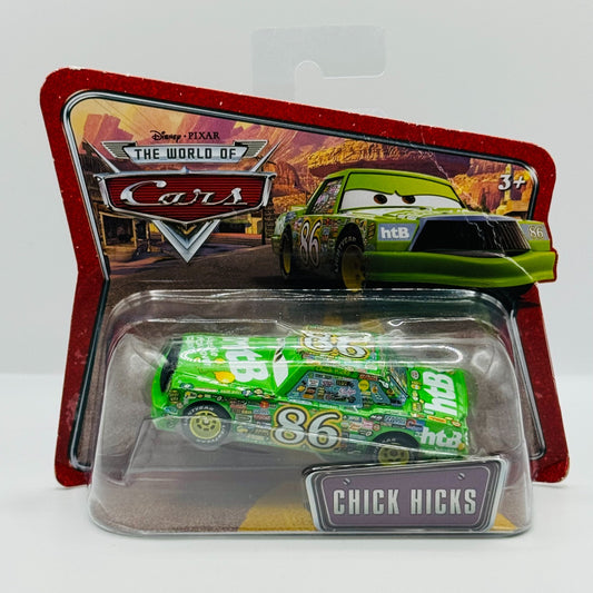 Disney Pixar Cars - CHICK HICKS SHORT CARD World Of Cars 2008 - 1:55 Diecast