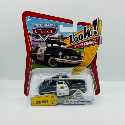 Disney Pixar Cars - SHERIFF LENTICULAR My Eyes Change 2009 - 1:55 Diecast