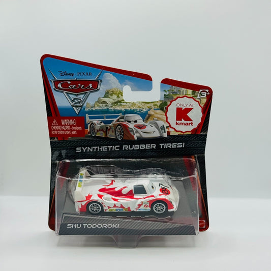Disney Pixar Cars - SHU TODOROKI RUBBER TIRES Cars 2 2011 - 1:55 Diecast