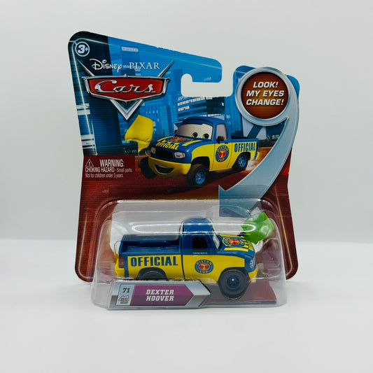 Disney Pixar Cars - DEXTER HOOVER GREEN FLAG LENTICULAR Eyes Change 1:55 Diecast