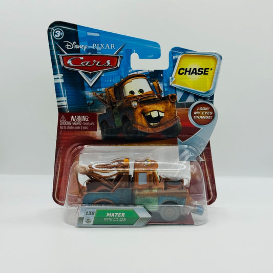 Disney Pixar Cars - MATER WITH OIL CAN LENTICULAR Chase 2010 - 1:55 Diecast