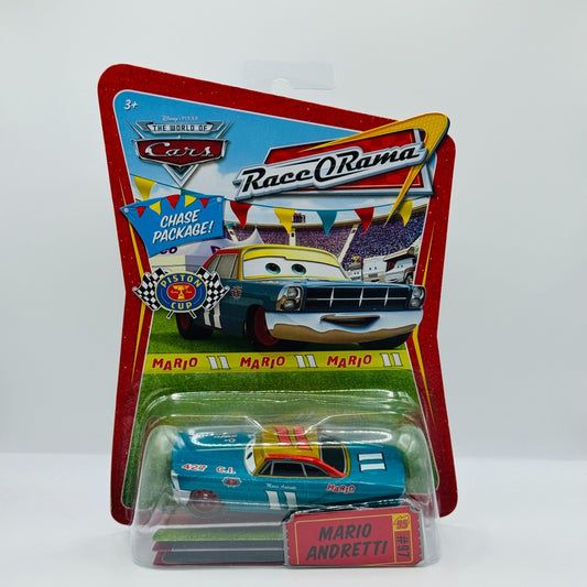 Disney Pixar Cars - MARIO ANDRETTI RED CHASE Race O Rama 2009 - 1:55 Diecast