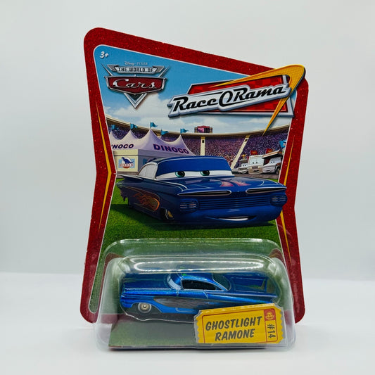 Disney Pixar Cars - BLUE GHOSTLIGHT RAMONE Race O Rama 2009 - 1:55 Diecast