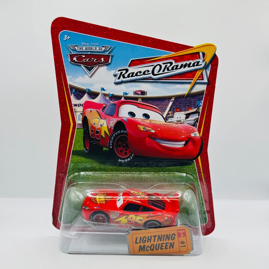 Disney Pixar Cars - LIGHTNING MCQUEEN #1 SPOILER Race O Rama 2009 - 1:55 Diecast