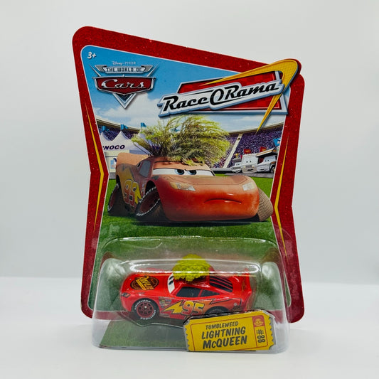 Disney Pixar Cars - TUMBLEWEED LIGHTNING MCQUEEN Race O Rama 2009 - 1:55 Diecast