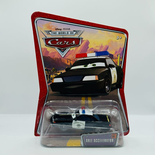 Disney Pixar Cars - AXLE ACCELERATOR World Of Cars 2008 - 1:55 Diecast