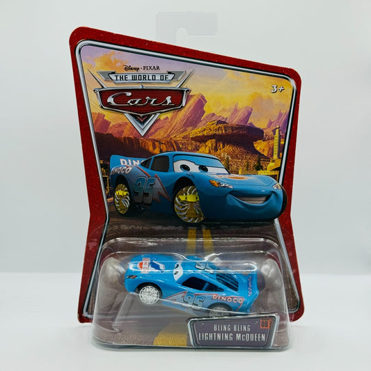Disney Pixar Cars BLING BLING LIGHTNING MCQUEEN World Of Cars 2008 1:55 Diecast