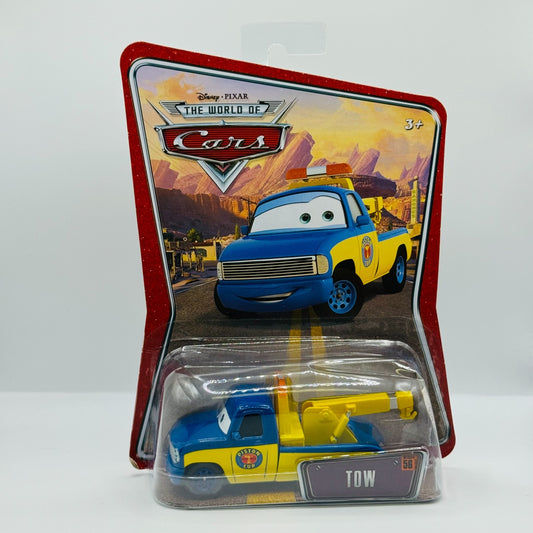 Disney Pixar Cars - RACE OFFICIAL TOW TRUCK TOM World Of Cars 2008- 1:55 Diecast