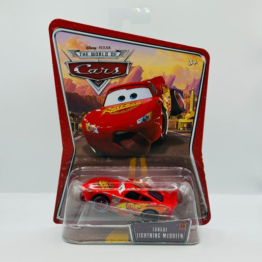 Disney Pixar Cars - TONGUE LIGHTNING MCQUEEN World Of Cars 2008 - 1:55 Diecast