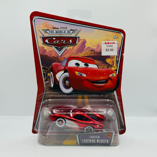 Disney Pixar Cars - CRUISIN' LIGHTNING MCQUEEN World Of Cars 2008 - 1:55 Diecast