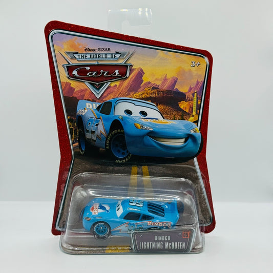 Disney Pixar Cars - DINOCO LIGHTNING MCQUEEN World Of Cars 2008 - 1:55 Diecast