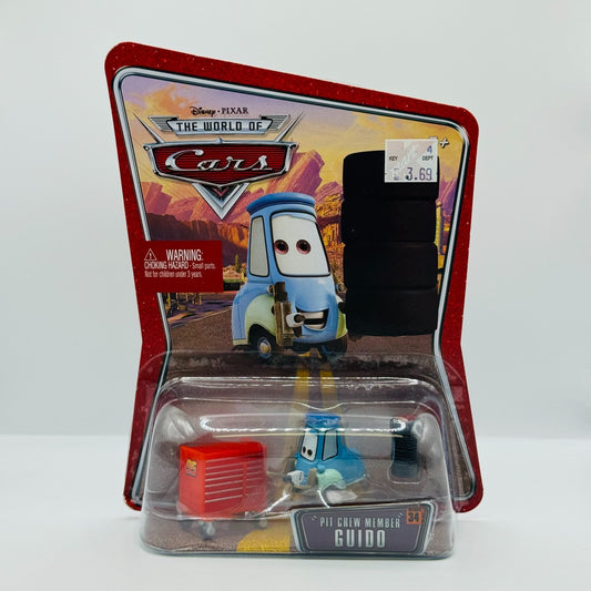 Disney Pixar Cars - PIT CREW MEMBER GUIDO World Of Cars 2008 - 1:55 Diecast