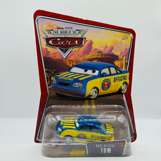 Disney Pixar Cars - RACE OFFICIAL TOM World Of Cars 2008 - 1:55 Diecast