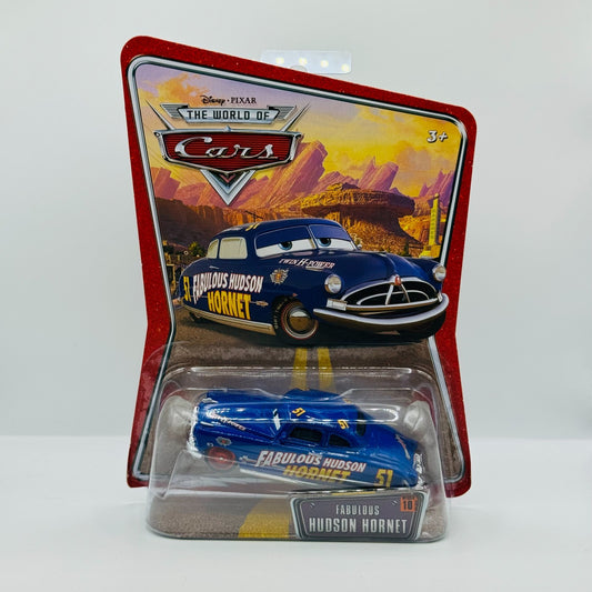 Disney Pixar Cars - FABULOUS HUDSON HORNET DOC World Of Cars 2008 - 1:55 Diecast