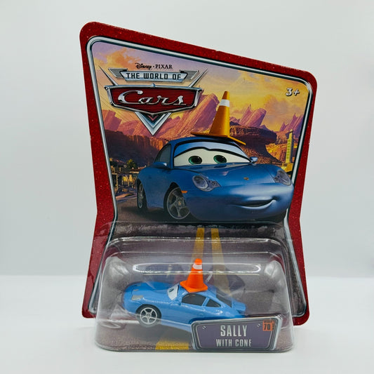Disney Pixar Cars - SALLY WITH CONE & TATTOO World Of Cars 2008 - 1:55 Diecast