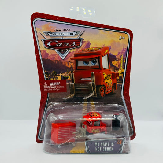 Disney Pixar Cars - NOT CHUCK MCQUEEN PITTY World Of Cars 2008 - 1:55 Diecast