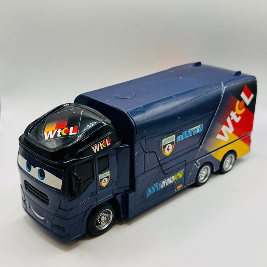 Disney Pixar Cars - MAX SCHNELL HAULER JORG Transforming Transporter 1:55 Scale
