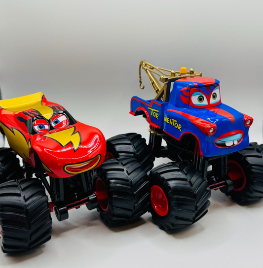 Disney Pixar Cars TORMENTOR FRIGHTENING MCMEAN Monster Truck Mater 1:43 Diecast