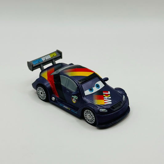 Disney Pixar Cars - MAX SCHNELL RUBBER TIRES Cars 2 - 1:55 Diecast