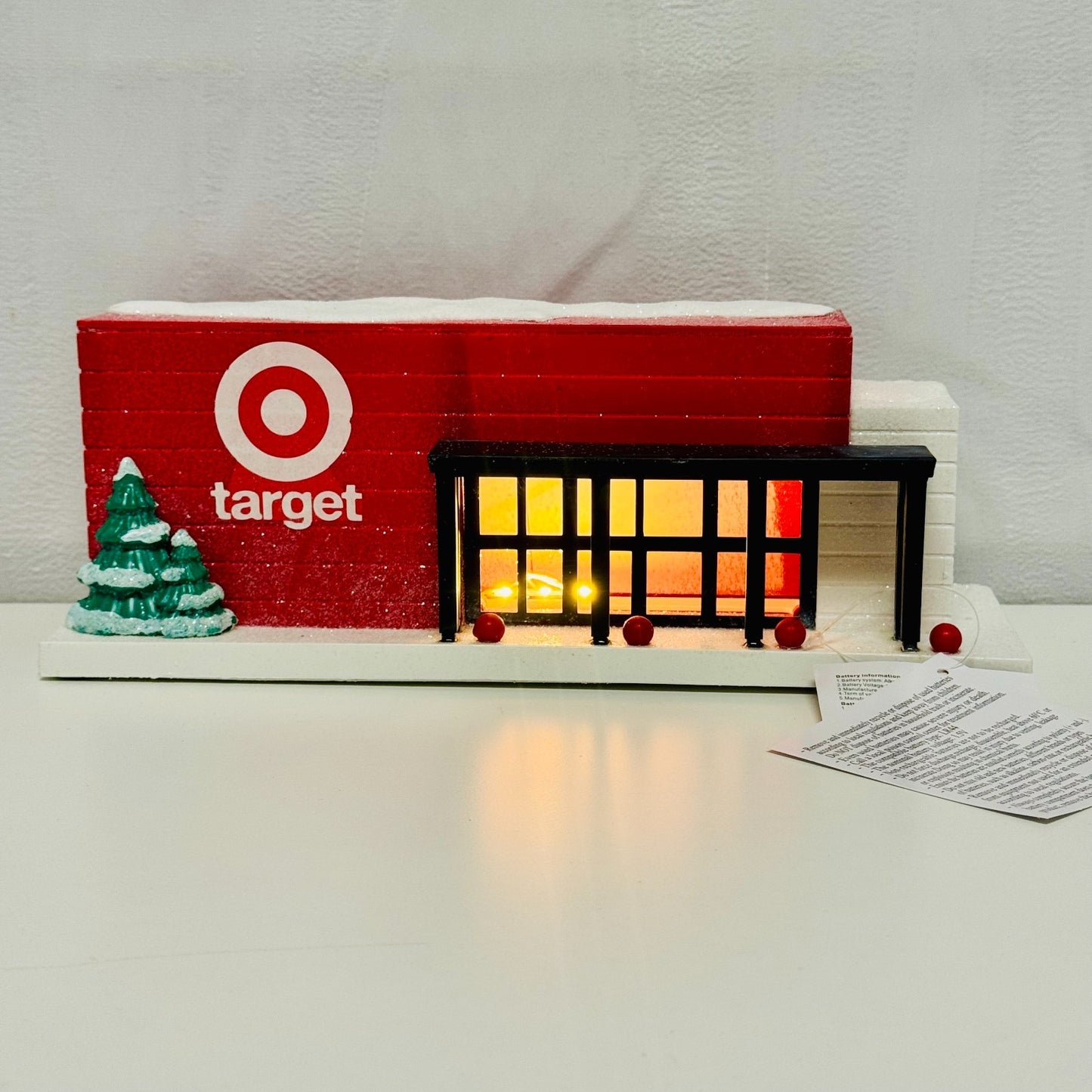 TARGET STORE - *Light Up* Christmas Village Display Prop Wintertime - 1:55 Scale