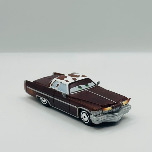 Disney Pixar Cars - COLOR CHANGERS TEX DINOCO BROWN/ YELLOW 2010 - 1:55 Scale