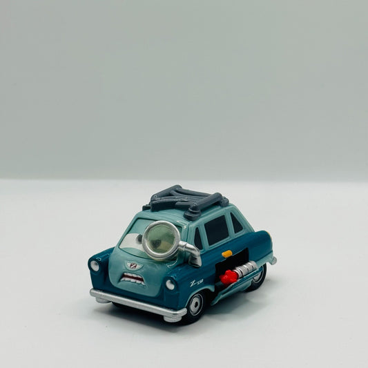 Disney Pixar Cars - QUICK CHANGERS PROFESSOR Z WITH POP OUT WEAPON - 1:55 Scale