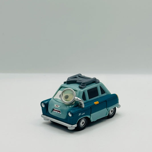 Disney Pixar Cars - QUICK CHANGERS PROFESSOR Z WITH POP OUT WEAPON - 1:55 Scale