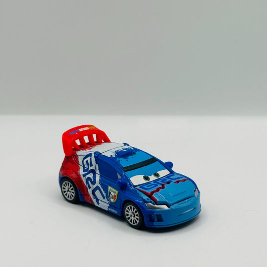Disney Pixar Cars - QUICK CHANGERS RAOUL CAROULE WITH CRASH DAMAGE - 1:55 Scale